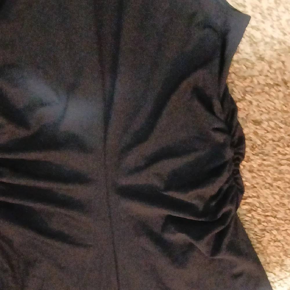Elegant Navy Sleeveless Dress - Picture 12 of 14